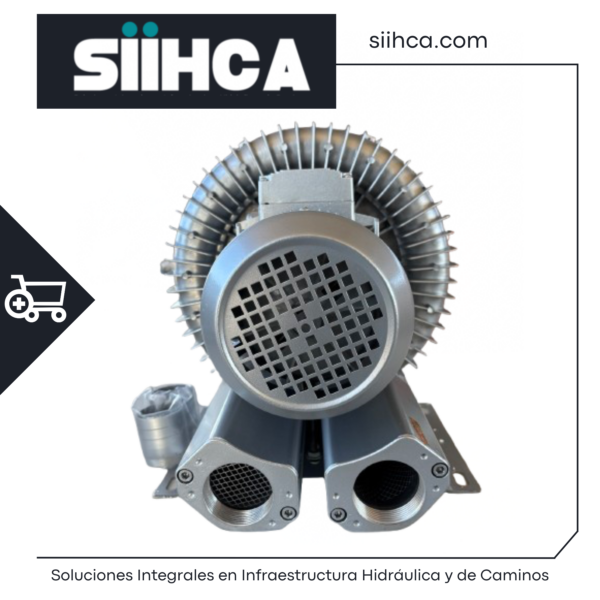 BLOWER REGENERATIVO AIREADOR 3.5 HP TRIFASICO MOD: BLOWER/ZY-B2550/TRI - Imagen 2
