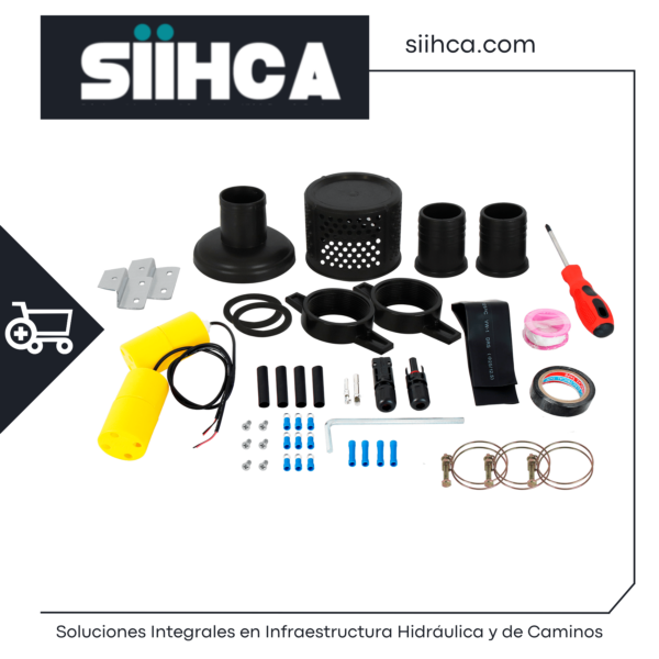 Motobomba centrífuga horizontal KOLOS-CFP-1500-SP 🌞💦 - Imagen 2