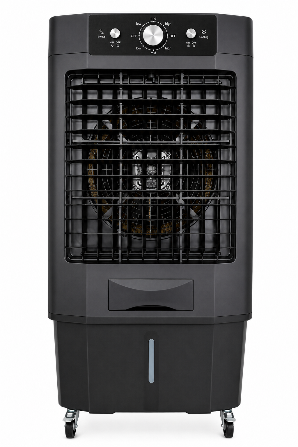 Enfriador de Aire Evaporativo Metálico LUVISA COOLERS YS-M1530 | Serie METAL | 23,000 m³/h | 110 L